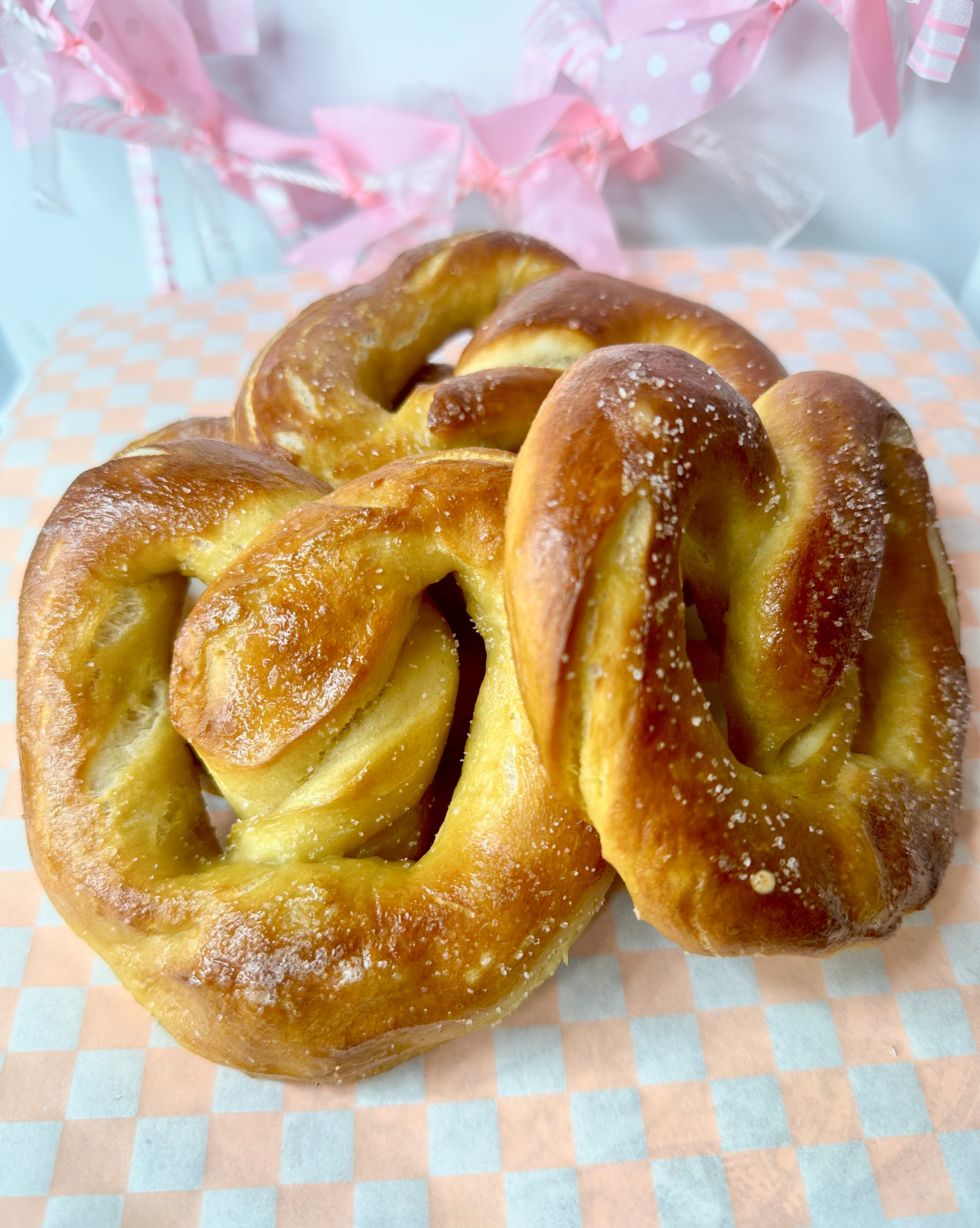 Fresh Sourdough Soft Pretzels Cool Cactus Candies