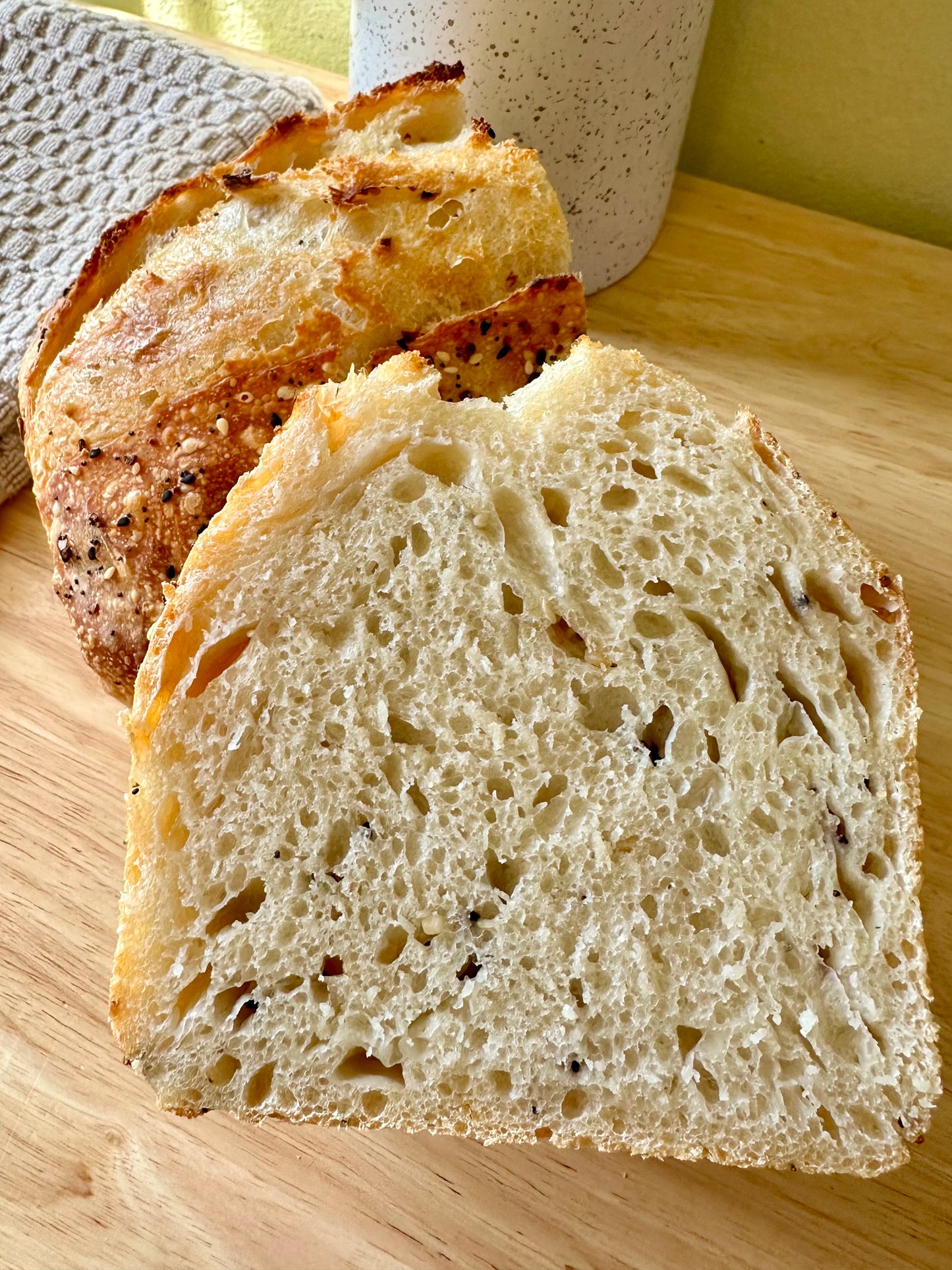 Sourdough Everything Loaf